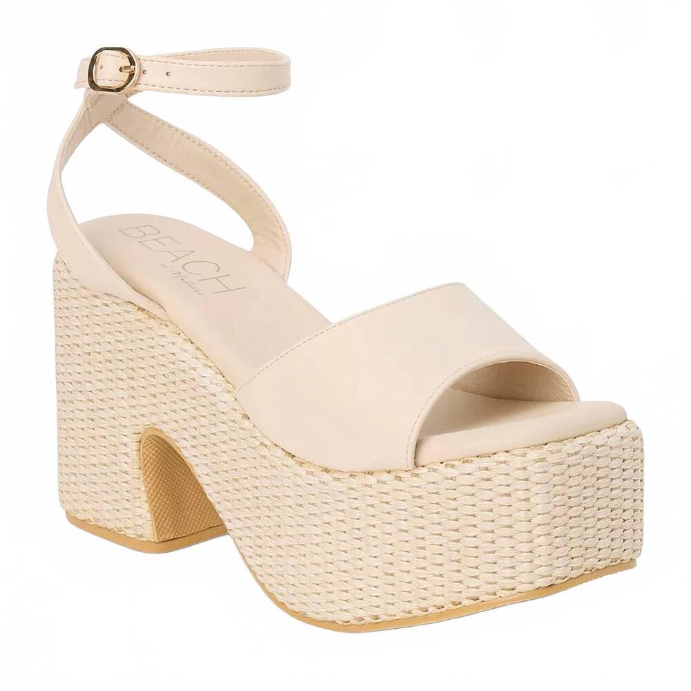 NEW MATISSE women's arden platform sandal in ivory